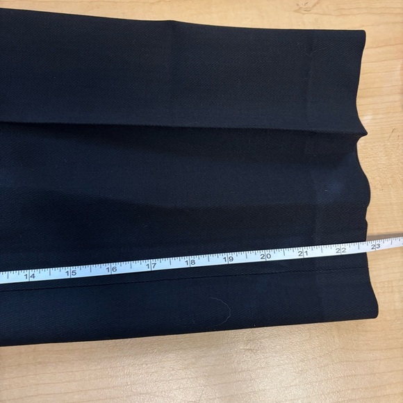 NWT Aritzia Babaton Black Agency Pant Cropped High Rise Straight Wool size 4 - Picture 12 of 16